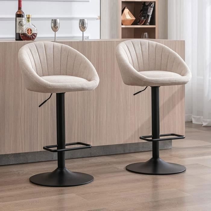 Wahson Tabouret de Bar Lot de 2 Chaise Bar Haute en