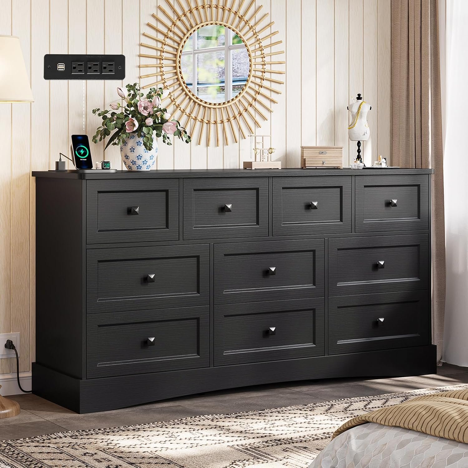 Zara Wardrobes Dressers pour Femme - Noir