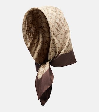 Gucci Creoles pour Femme - Marron