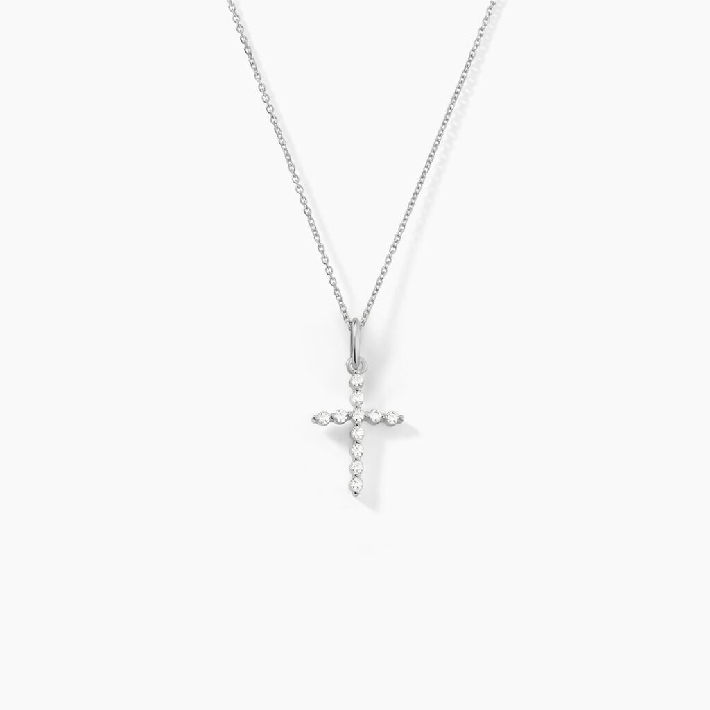 Histoire d'Or Pendentifs Croix Zirconium