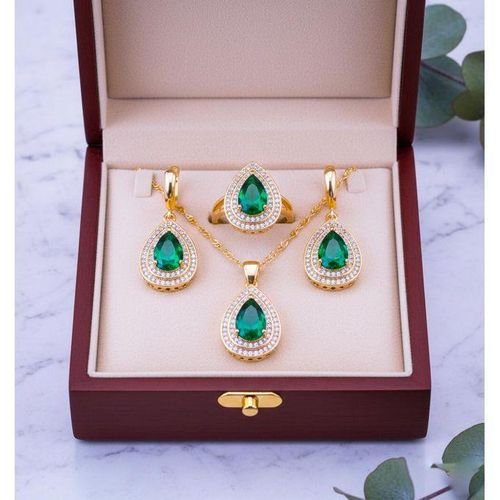 Piaget Vert Ensembles De Bijoux De Mariage Perle