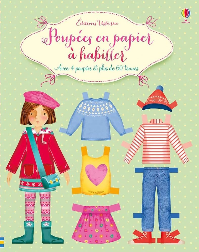poupee carton a habiller