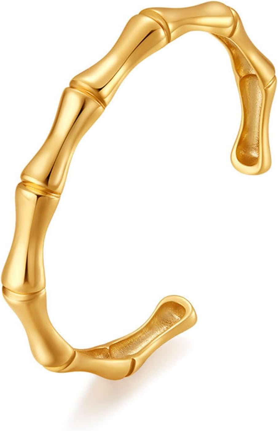 18K Gold Plated Bracelet Women's Open Adjustable