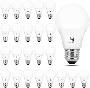 24 Pack LED Light Bulbs, 60 Watt Equivalent A19 LED Bulb, Soft ...
