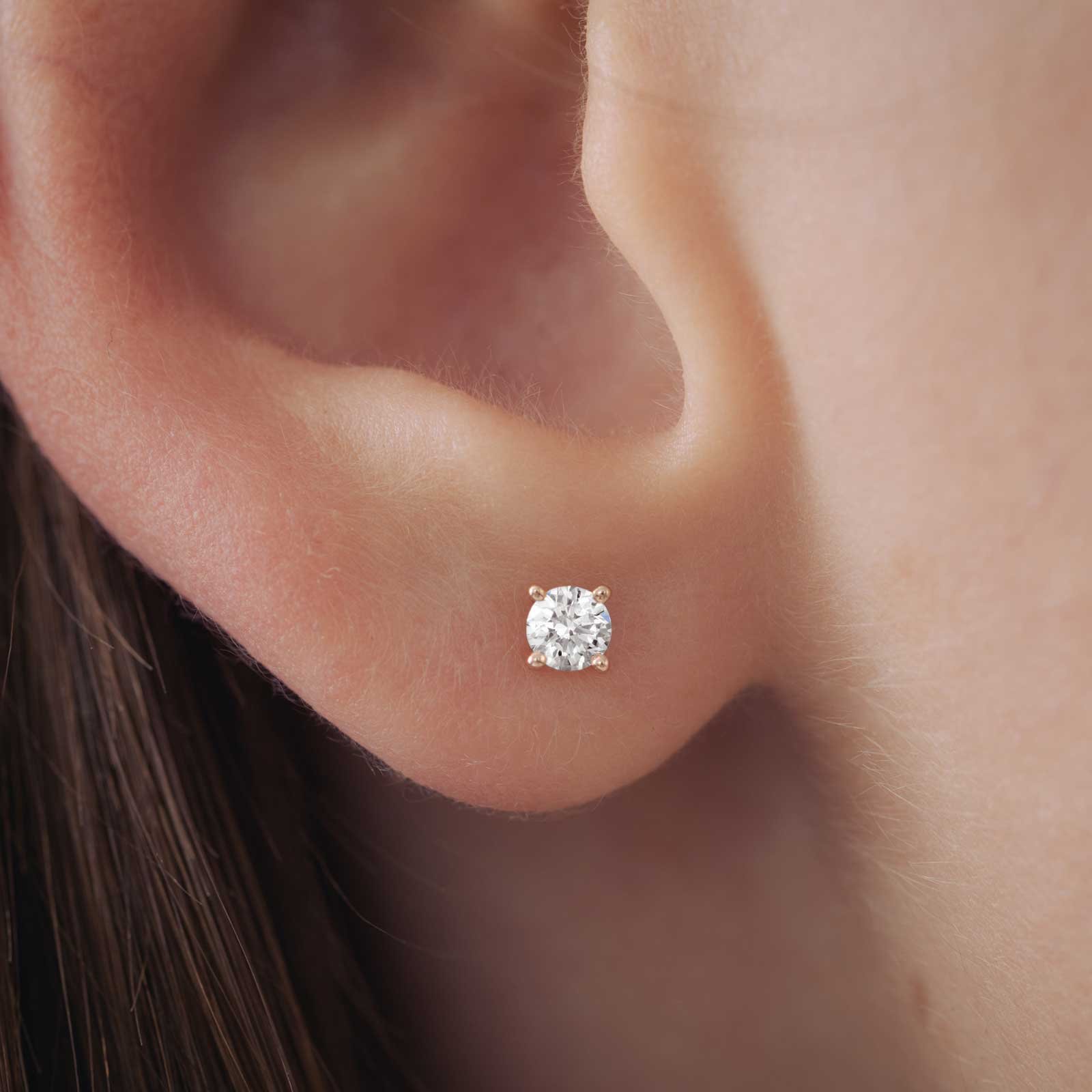 Boucles d'oreilles en diamant - Classique