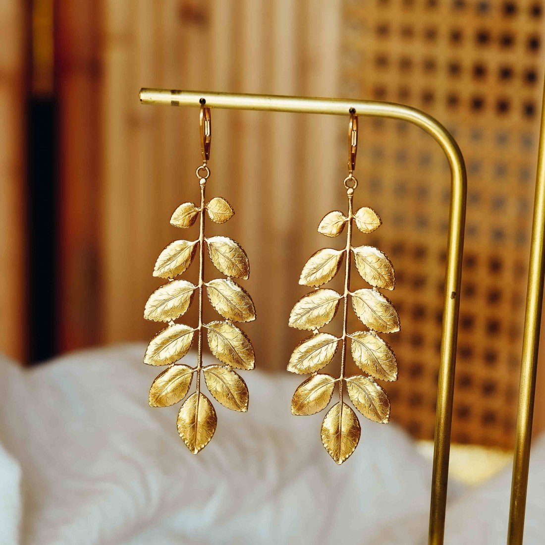 Boucles d'oreilles en or Rouge