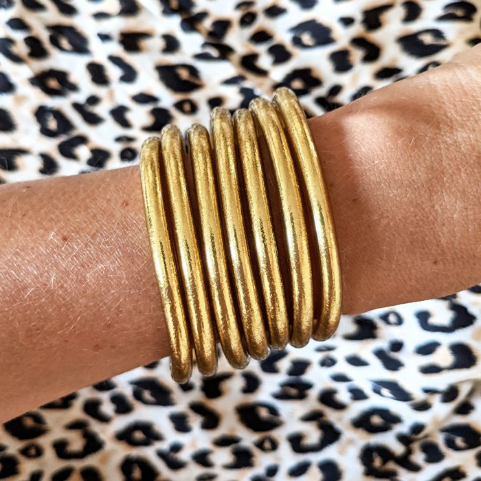 Bracelets joncs Marron