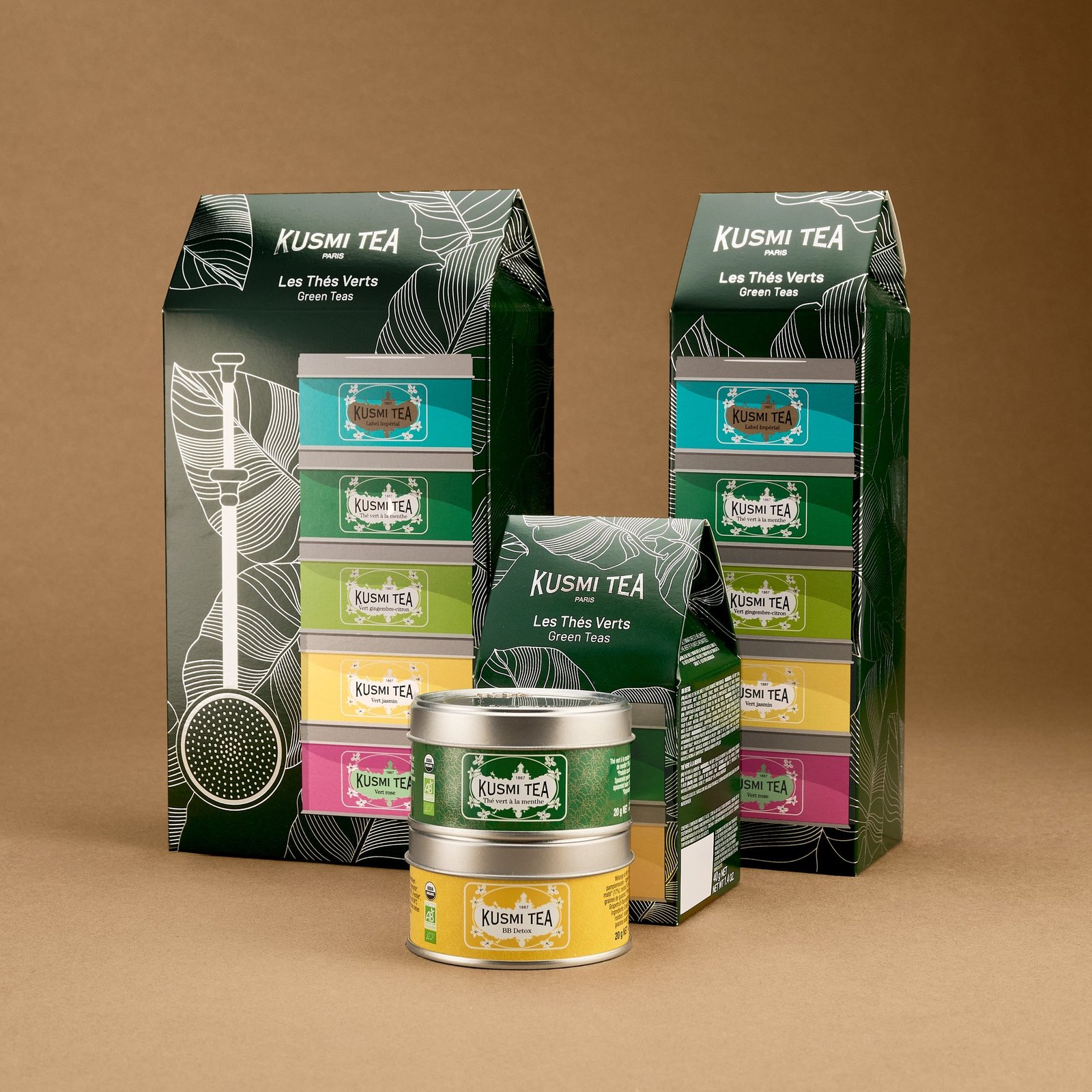 Coffret bio les thes verts