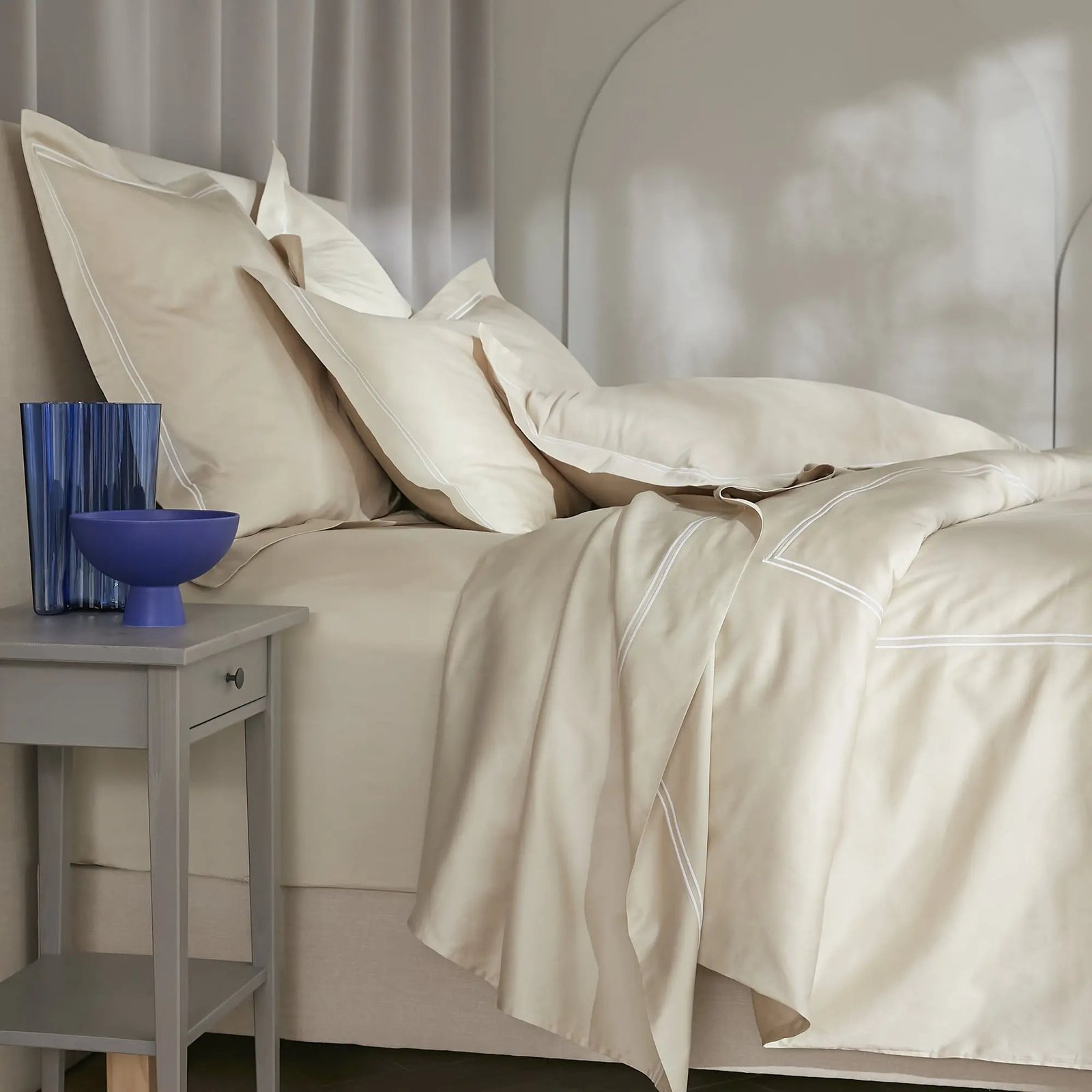 Housse de Couette Satin de Coton Luxe