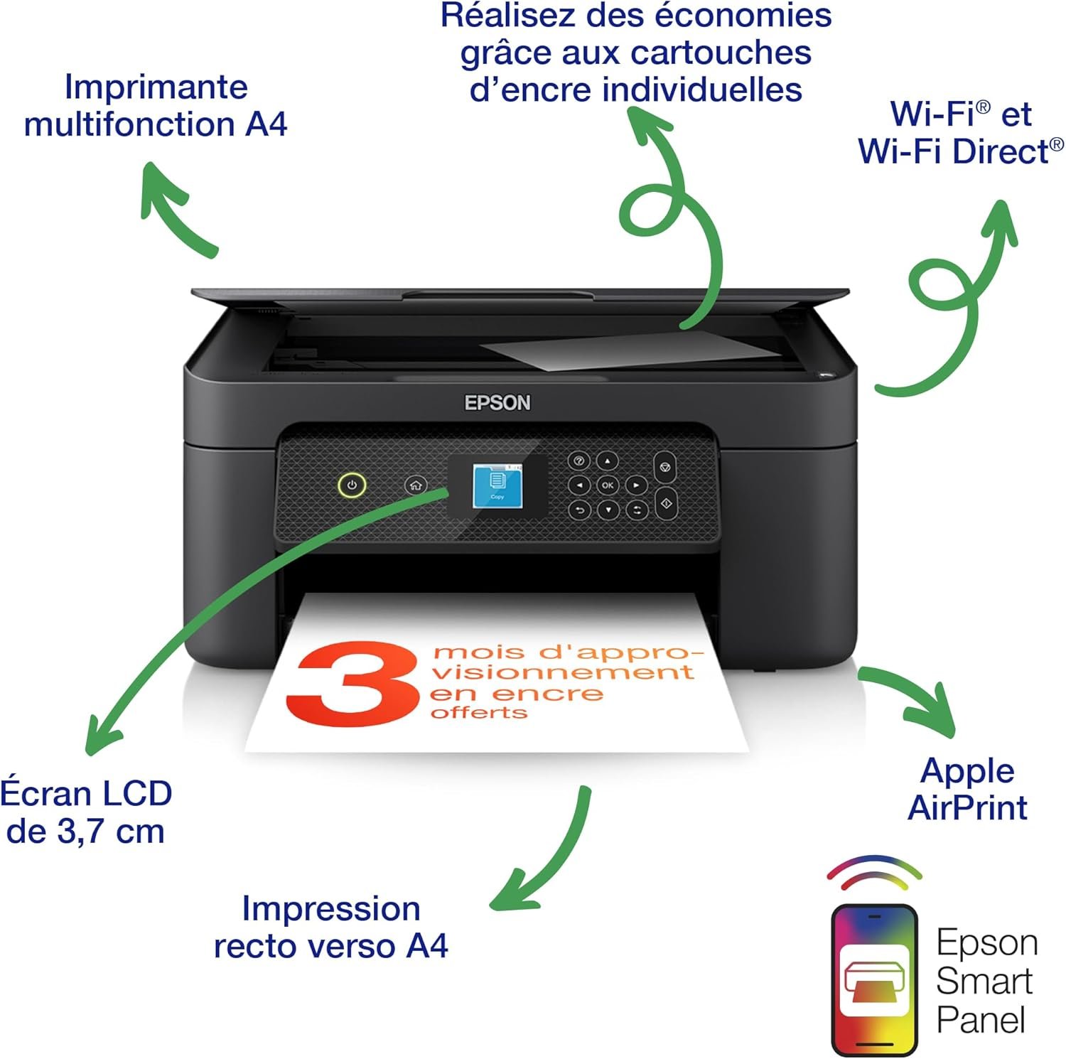 Imprimante multifonction Jet d'Encre A4 Expression XP-3200