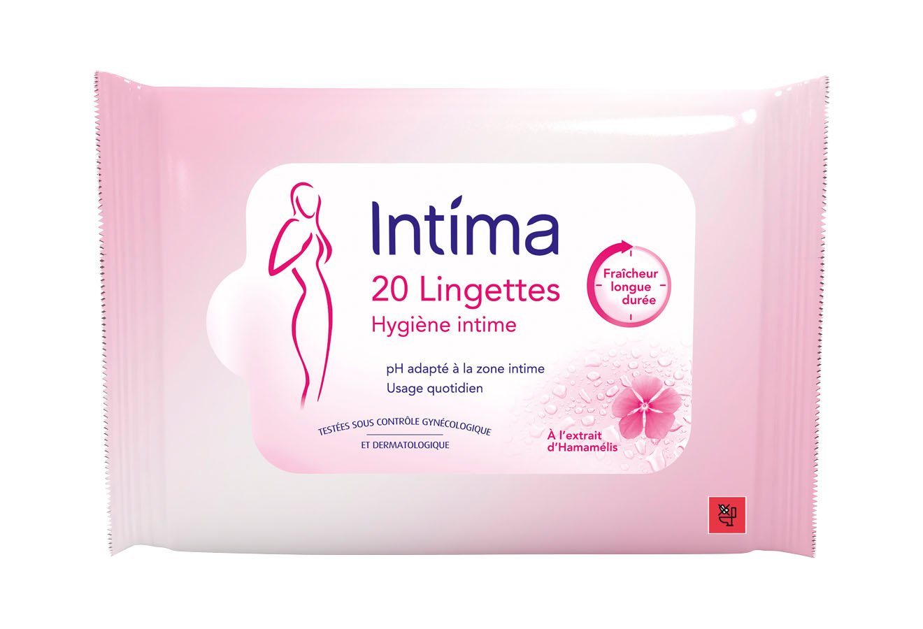 Lingettes intimes Rose