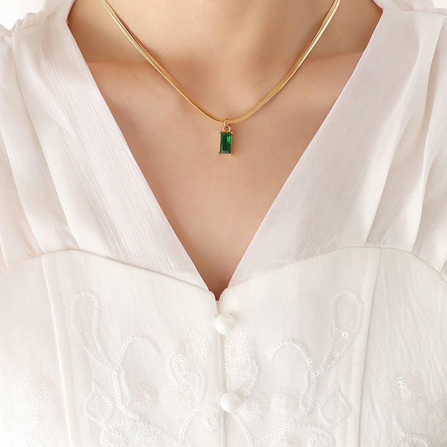Homxi Pendentifs Or pour Femme,Collier Acier Inoxydable ...