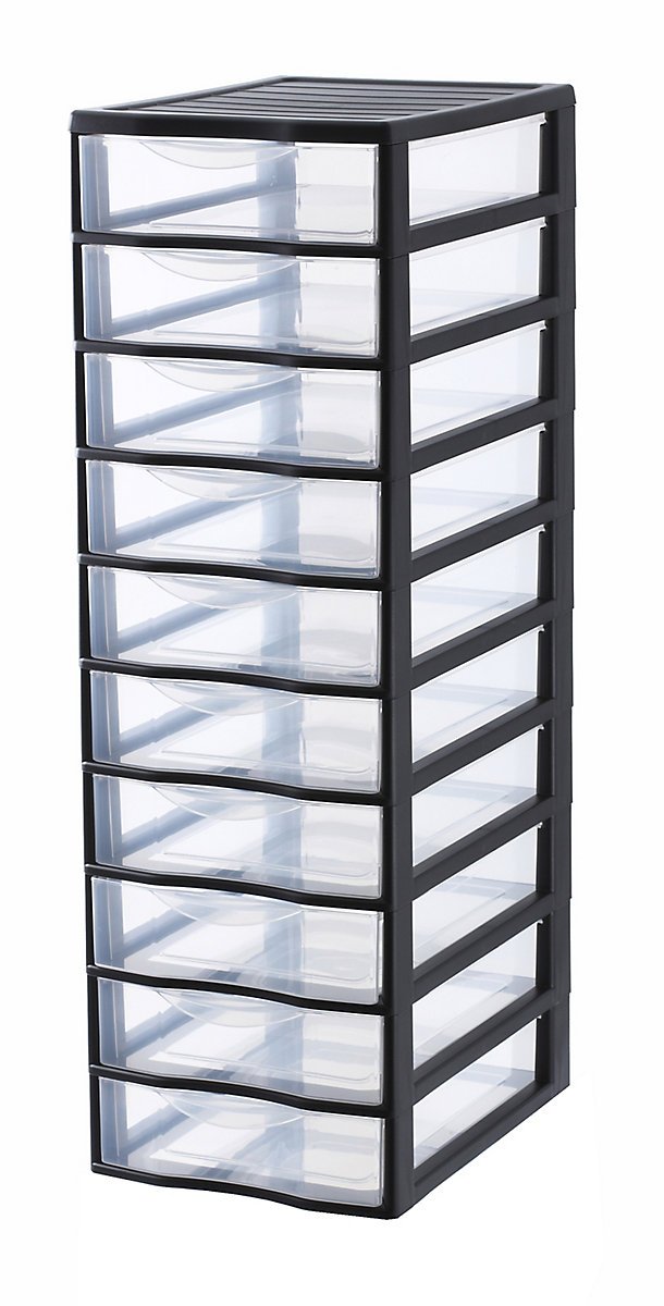 Tour de rangement plastique