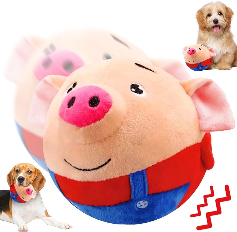 Active Moving Pet Plush Toy | Self Moving Toy for Dogs