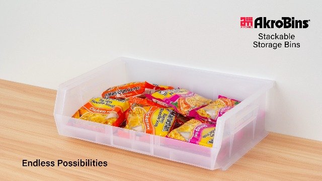 Akro-Mils 30237 AkroBins Plastic Storage Bins, Space-Saving ...