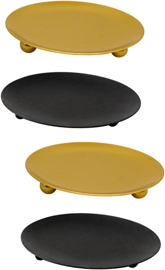 Alipis 2 Sets Candle Tray Candle Holder Stylish, Chic Circle E ...