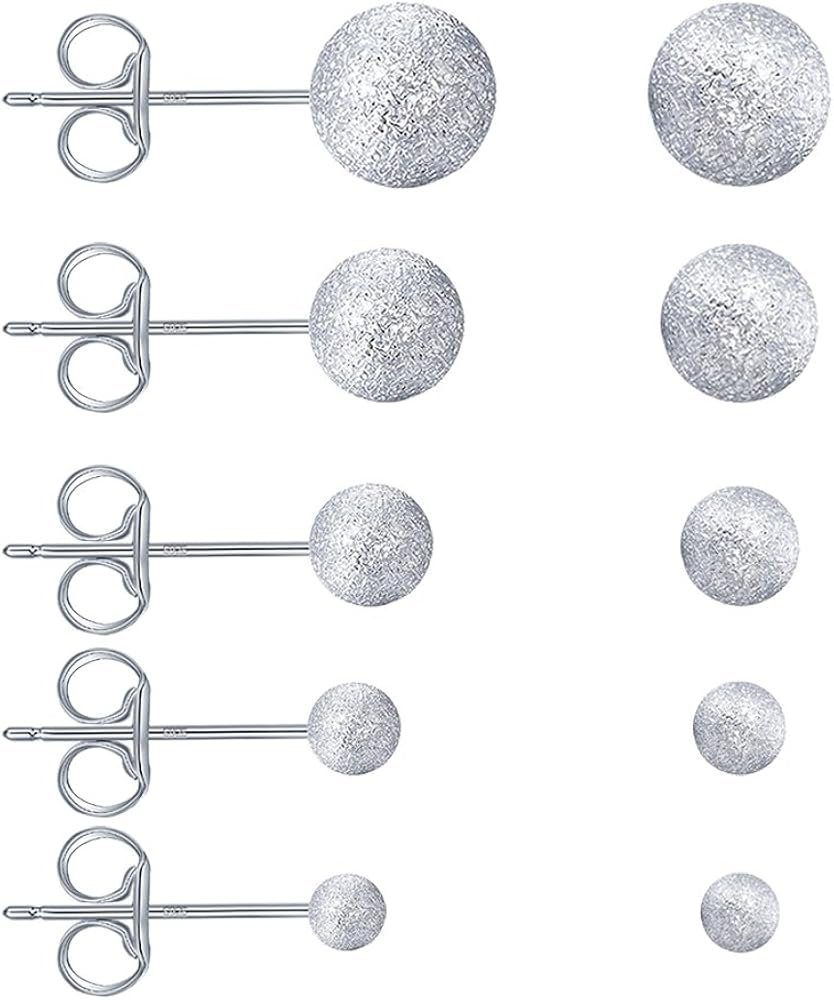 AoedeJ boucles d'oreilles en argent Sterling petites ...