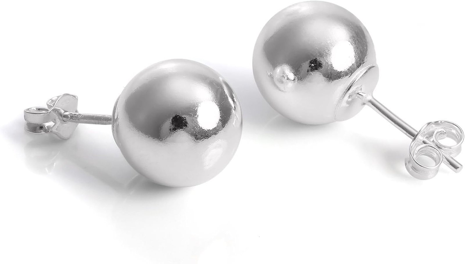 Boucle D'oreille Argent Boule
