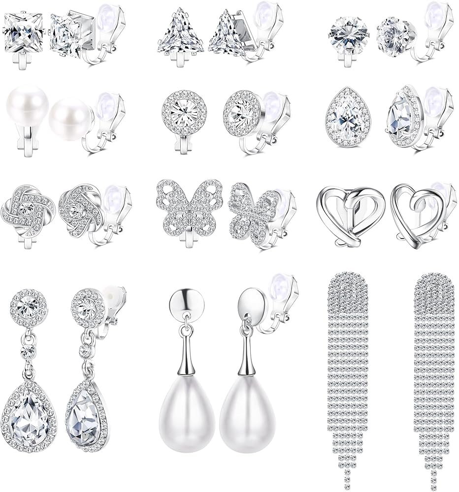 Boucle D'oreille Clip Fantaisie