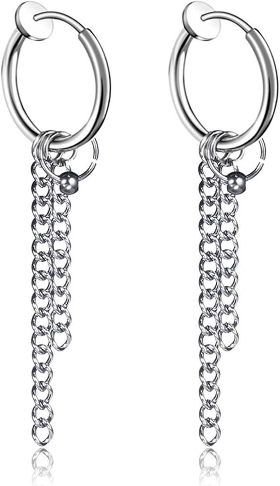 Boucle D'oreille Homme Argent