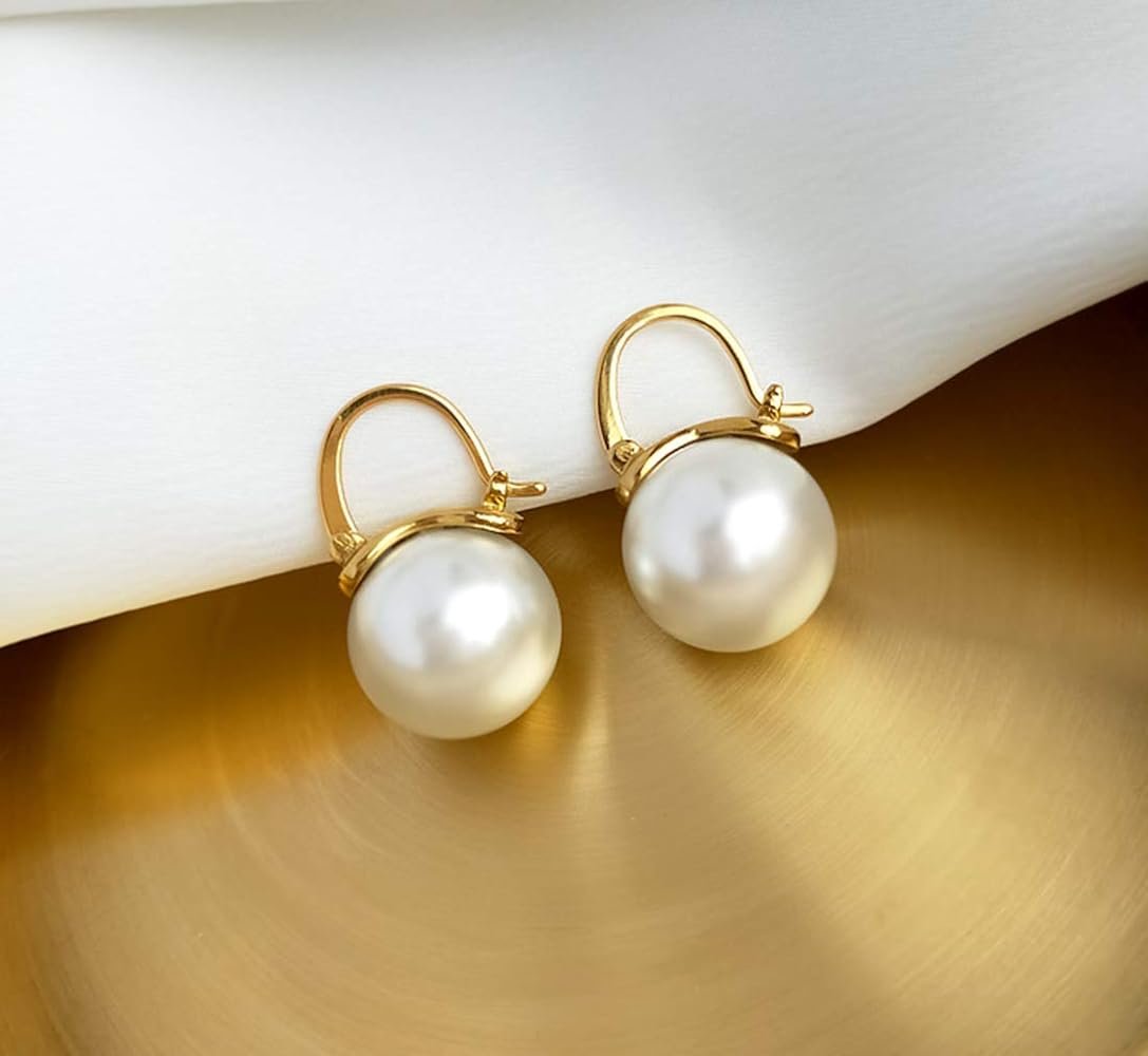 Boucle Oreille Perle Pendante