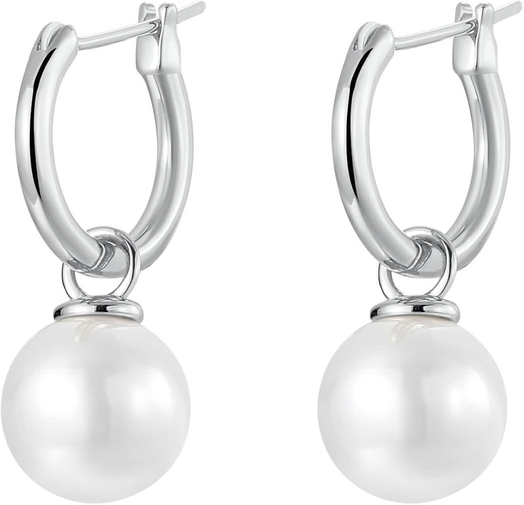 Boucle Oreille Perle Pendante