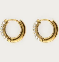 Boucles d'oreilles fantaisie Rose