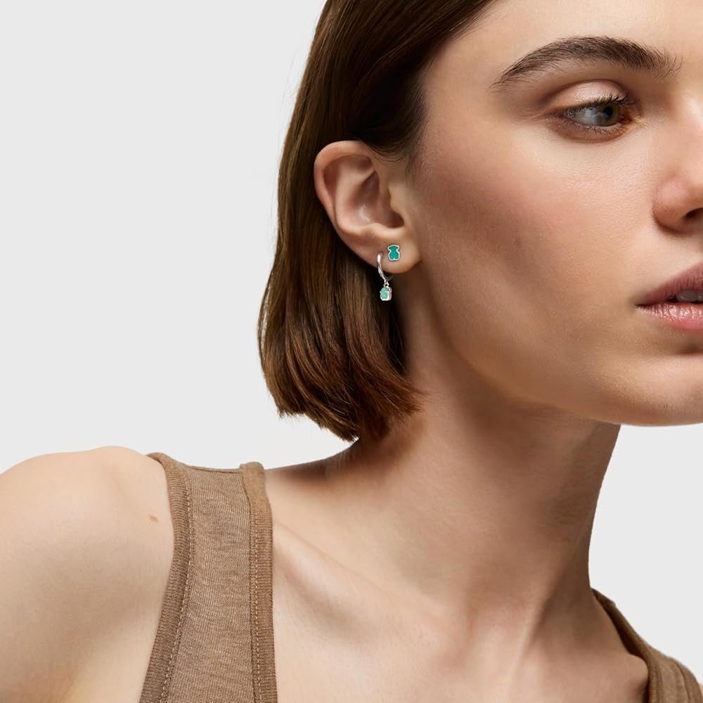 Boucles d'oreilles Muffin en Argent