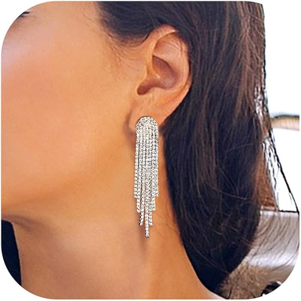 Boucles D'oreilles Pendantes Acier Inoxydable