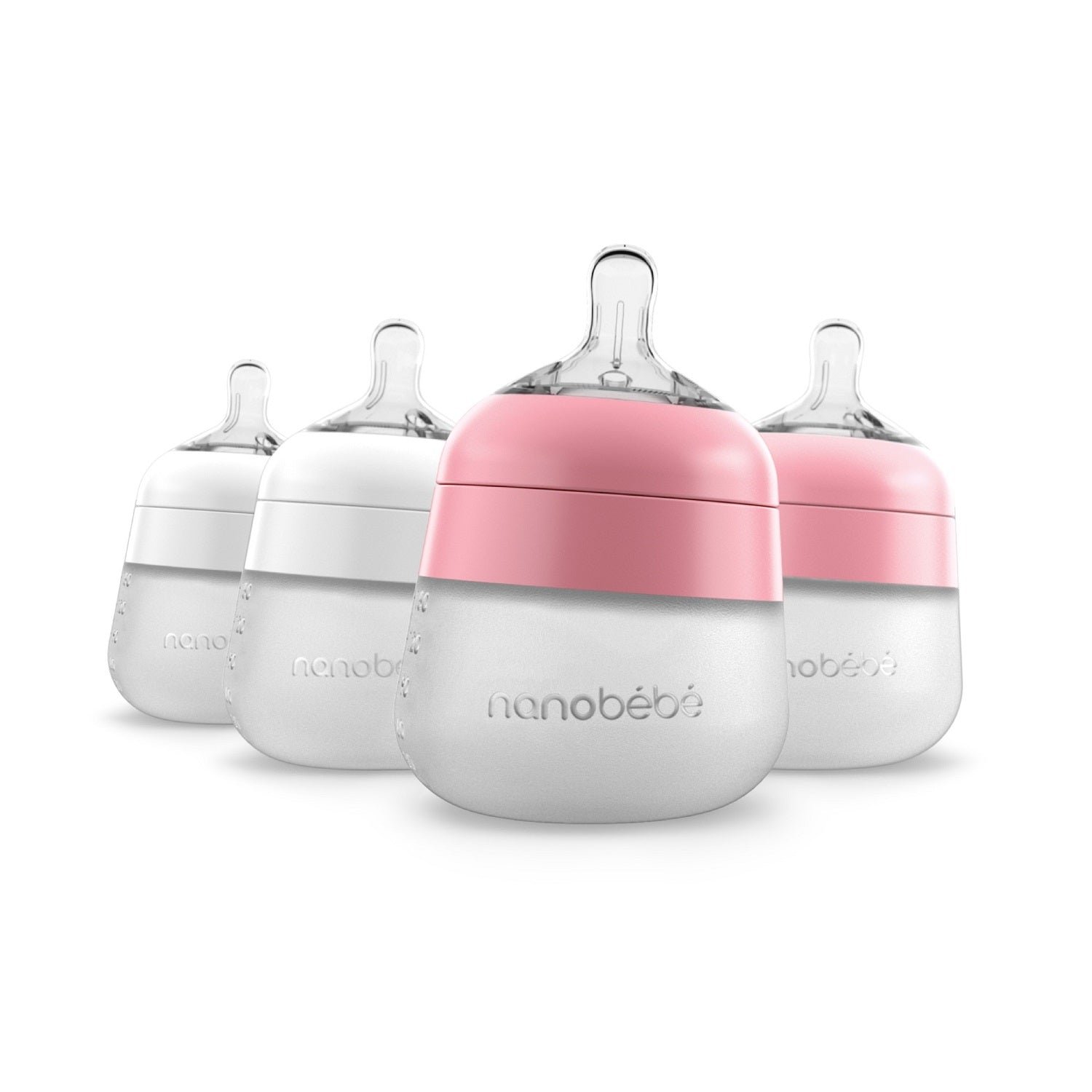 BPA, PVC, lead & phthalate free. What's Included: 2 Breastmilk Bottles (5 oz); 2 Flexy Silicone Bott