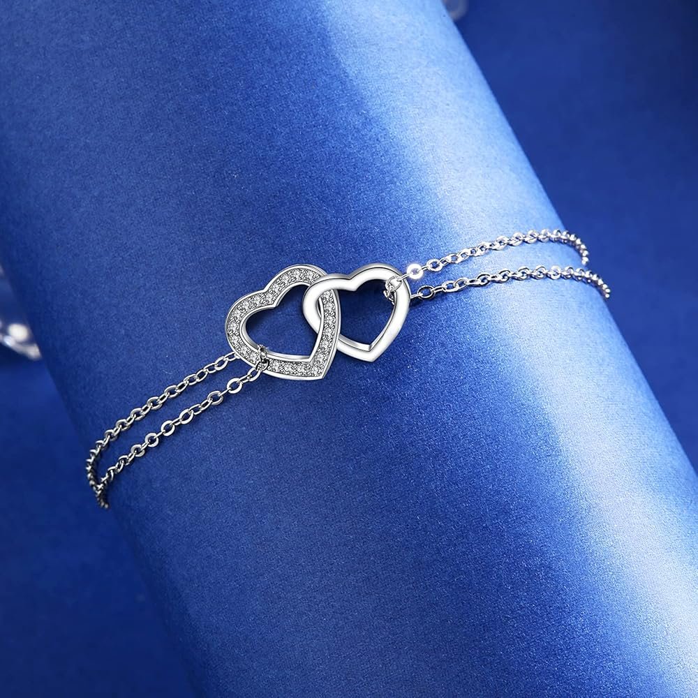 Bracelet Coeur Argent