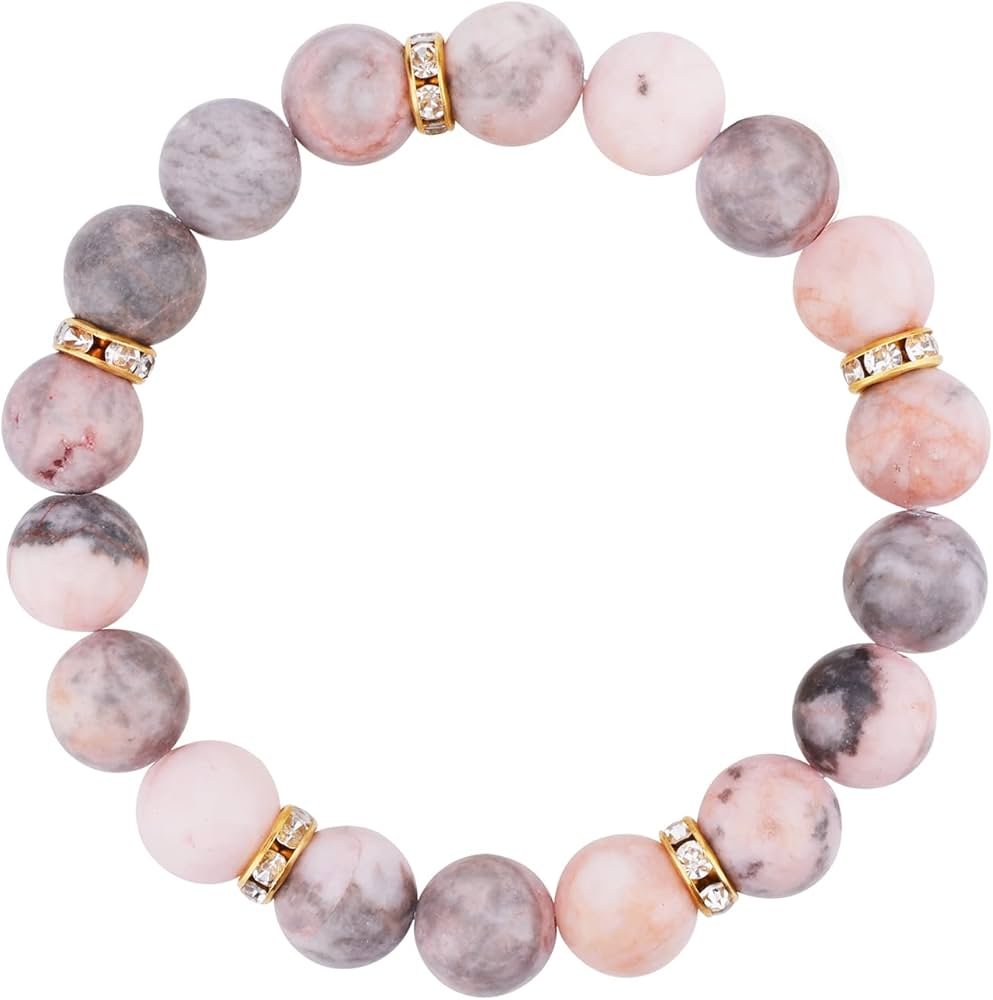 Magnifique Bracelet Homme perles 8mm pierres naturelles Labradorite Gris mat Agate/onyx noir Hematit