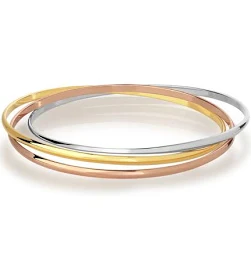 Bracelets joncs Marron