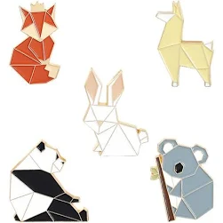 Broche en forme d'animaux sophistiqués et accrocheurs