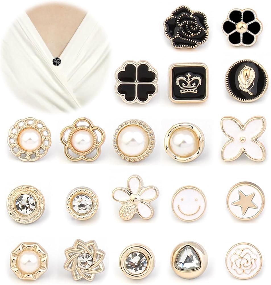 Broche Vetement Decollete
