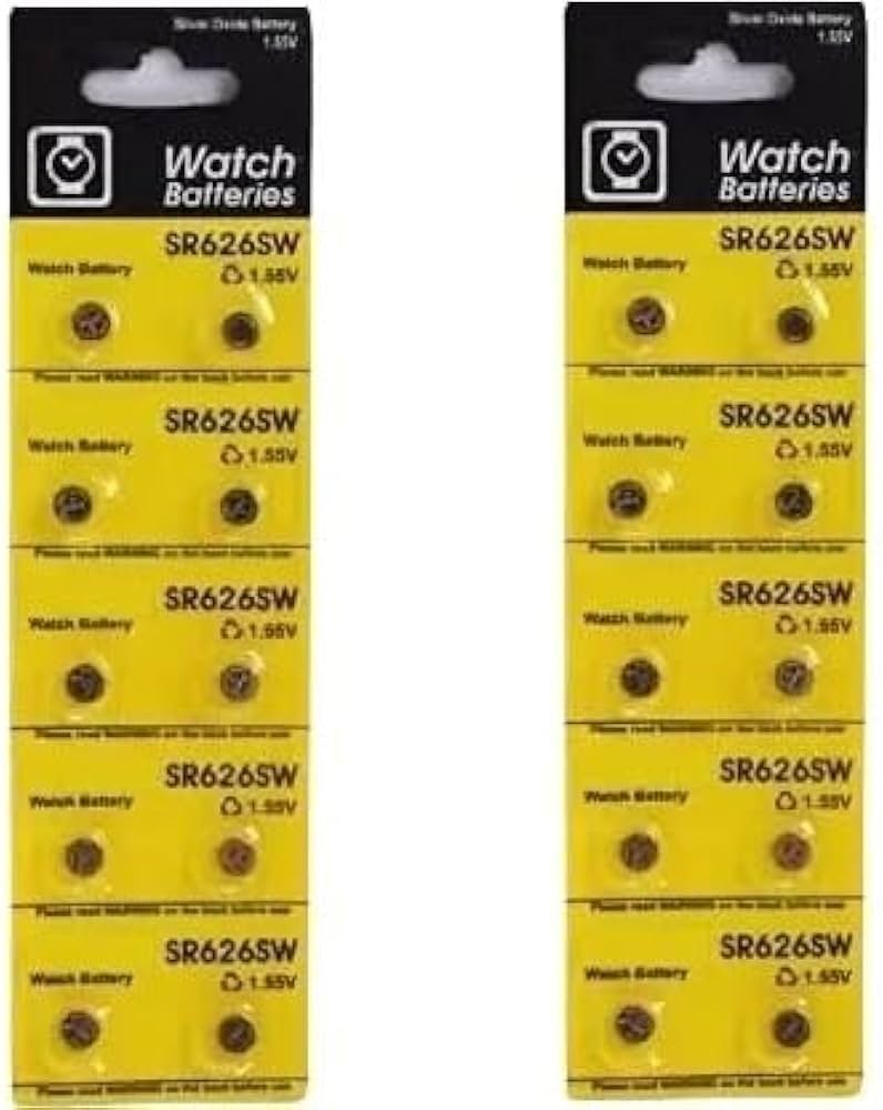 Button cell battery requirments on wrist watches