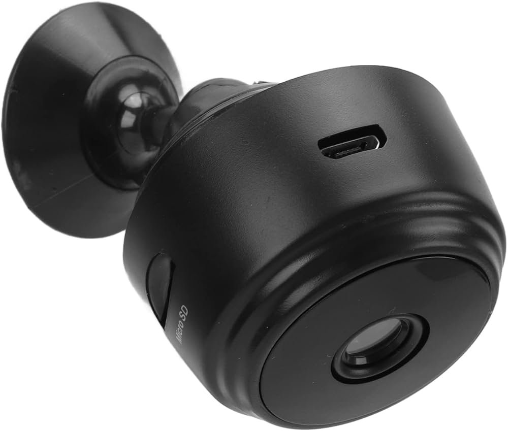 Caméra de Sécurité, Vidéo HD 1080P, Vue À 360°, Vision Nocturne ...
