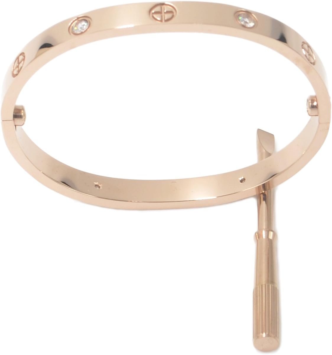 Cartier Or Bracelets Joncs Acier Inoxydable