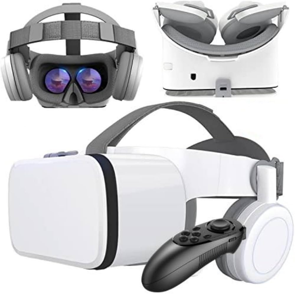 Casque VR, Casque de Réalité Virtuelle avec Contrôleur ...