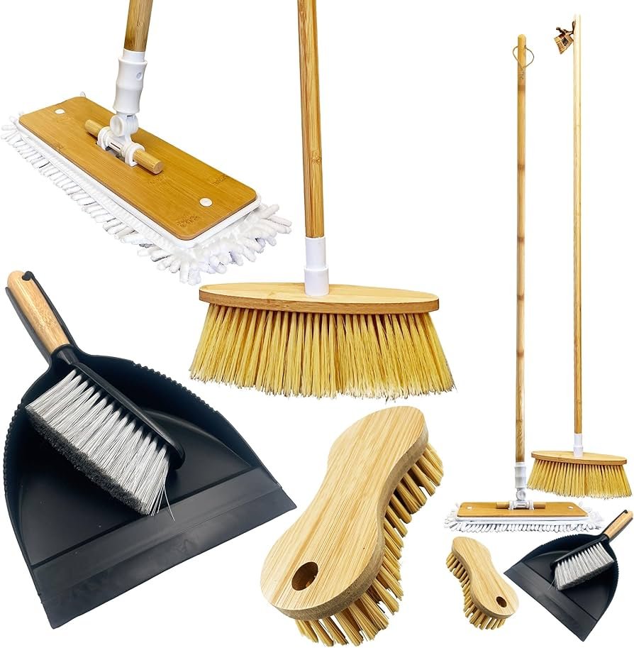 Cleaning Set With Small Broom And Dustpan Household Dust Mop ...