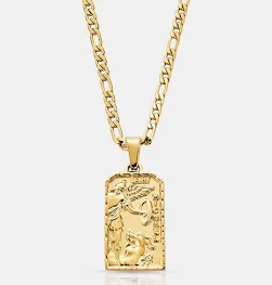 CLEVER SCHMUCK Pendentif en or pour homme - 36 x 21 mm
