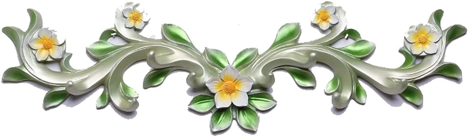 Coat Rack Wall Coat Hooks Antler Resin Flower Clothes ...