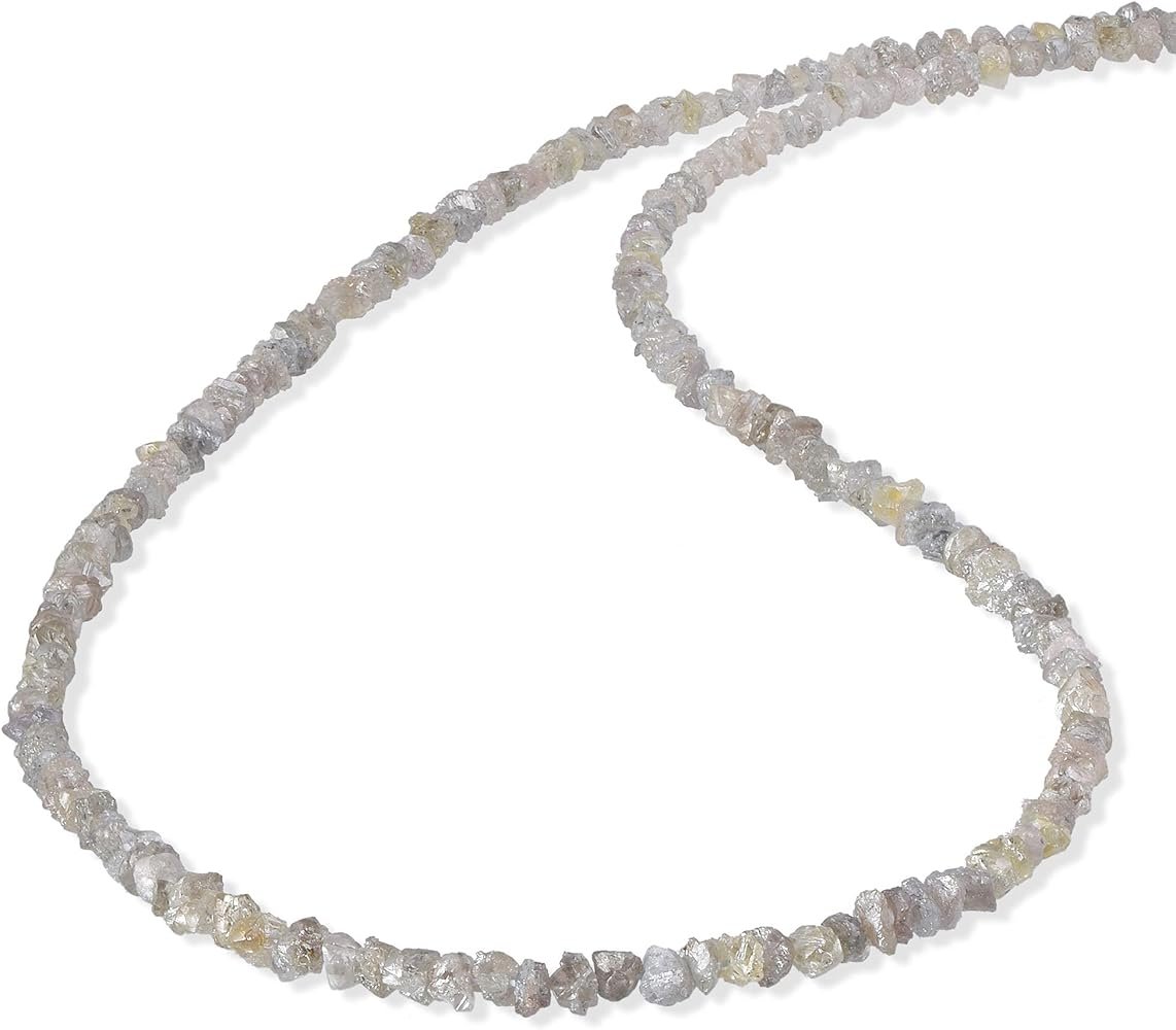 Collier de diamant brut, collier de diamant, collier de pierre de ...