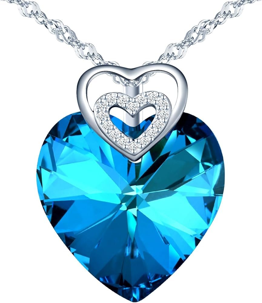 Collier Et Pendentif Bleu