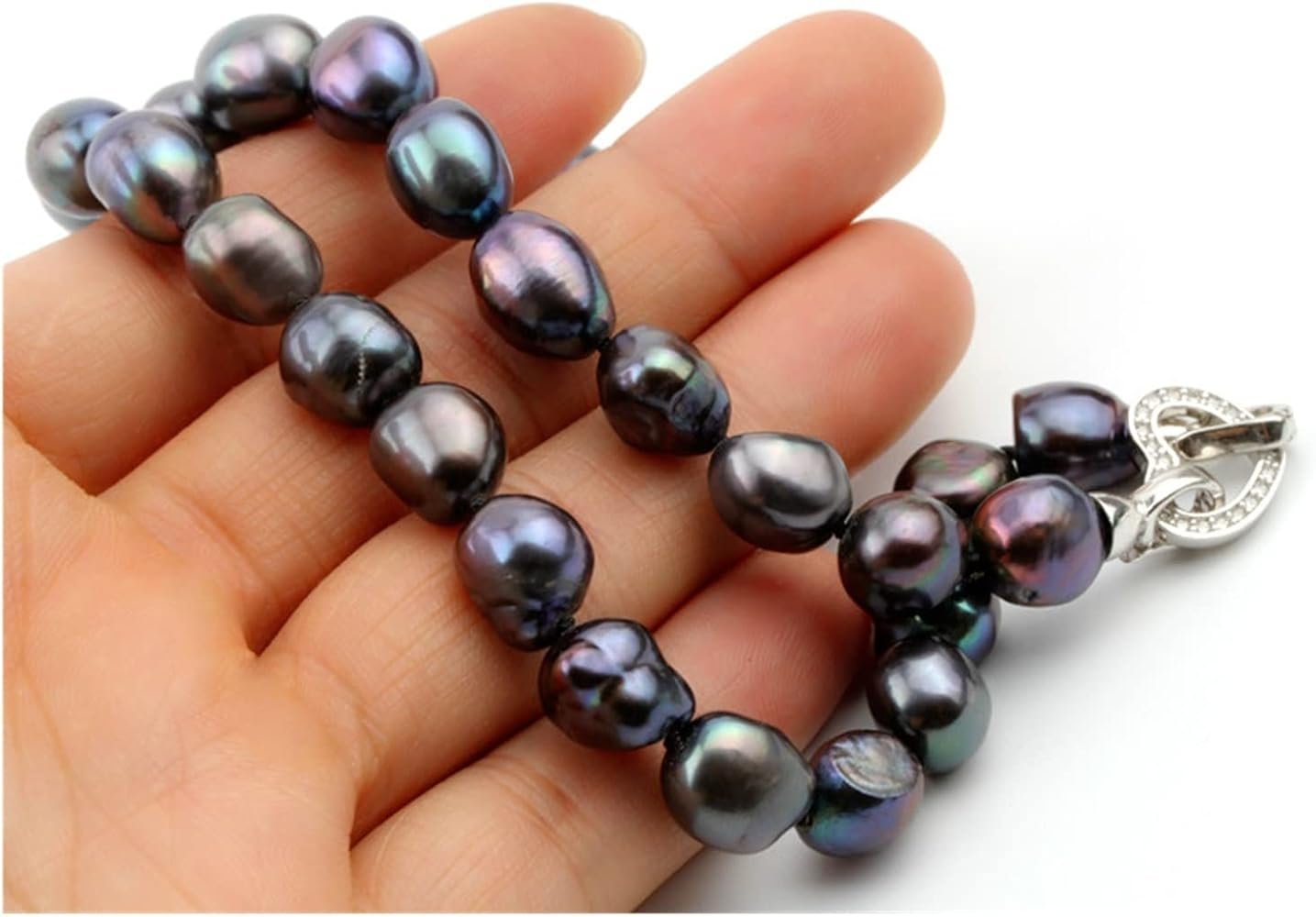 Colliers Mode Grand Collier de Perles baroques Noires for Les ...