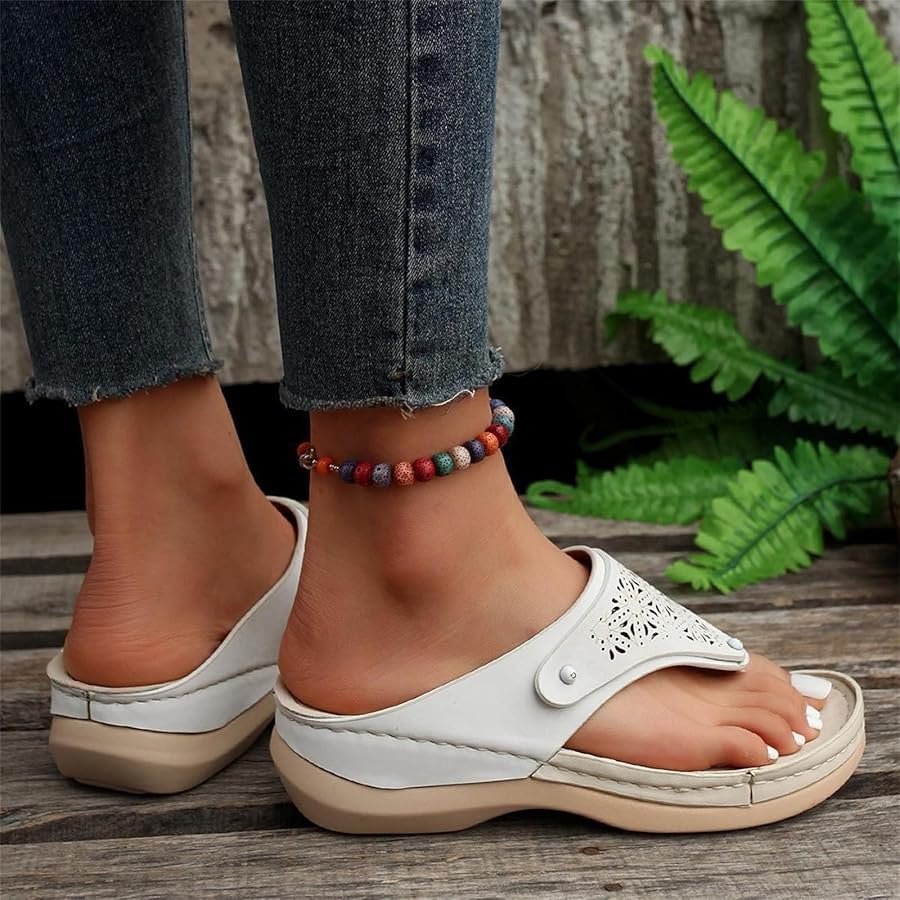 comfortable walking sandals for women summer flip flops brown ...