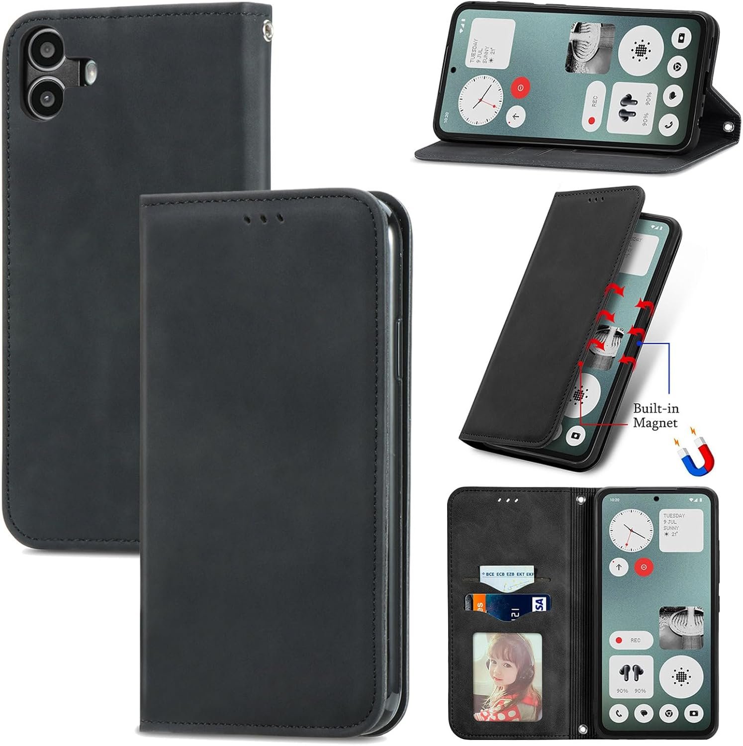 Coque pour Nothing CMF Phone 1 Pochette, Etui Protection Housse ...