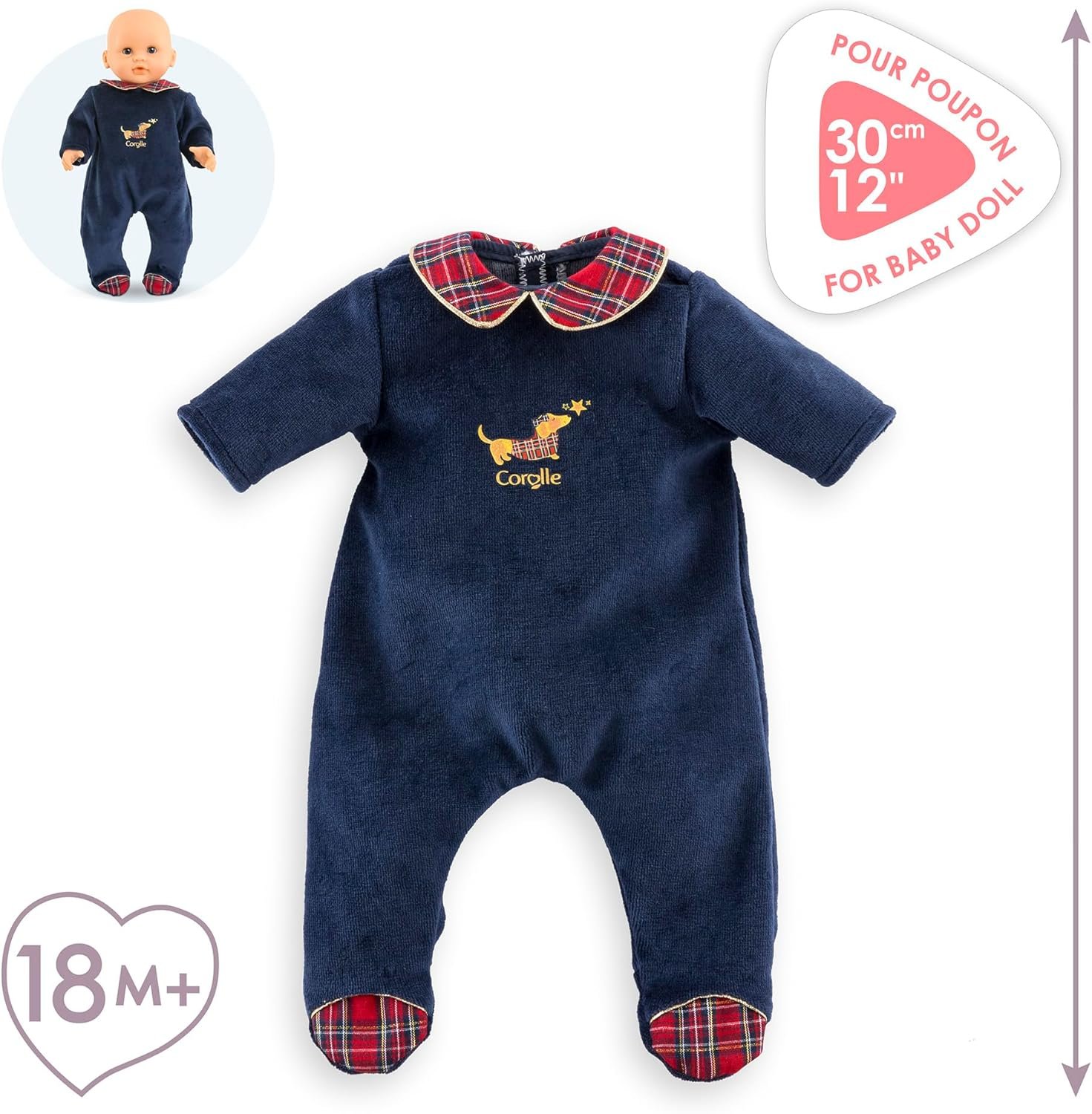 Corolle Pyjama de Poupee 30 cm - Fait en France