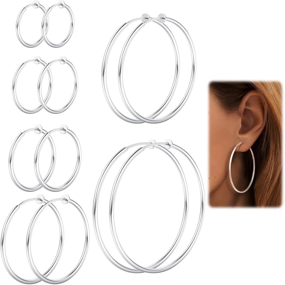 Créoles Oreilles Non Percées : Bijoux