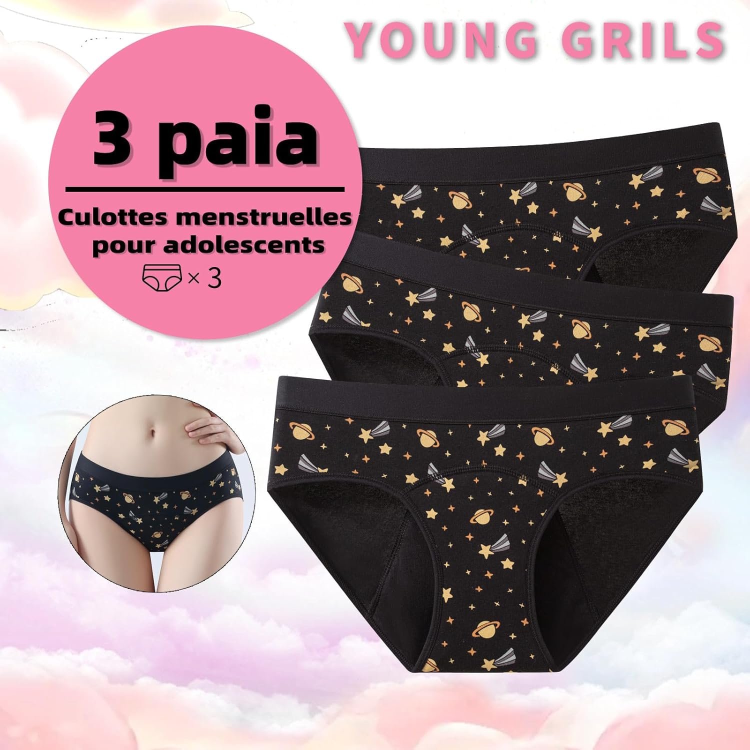 culotte regle enfant